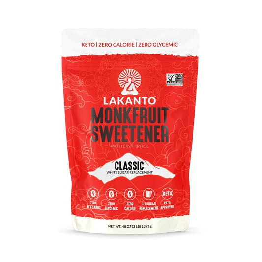 Lakanto Monkfruit Sweetener Classic 3 lb (1,360 gr)