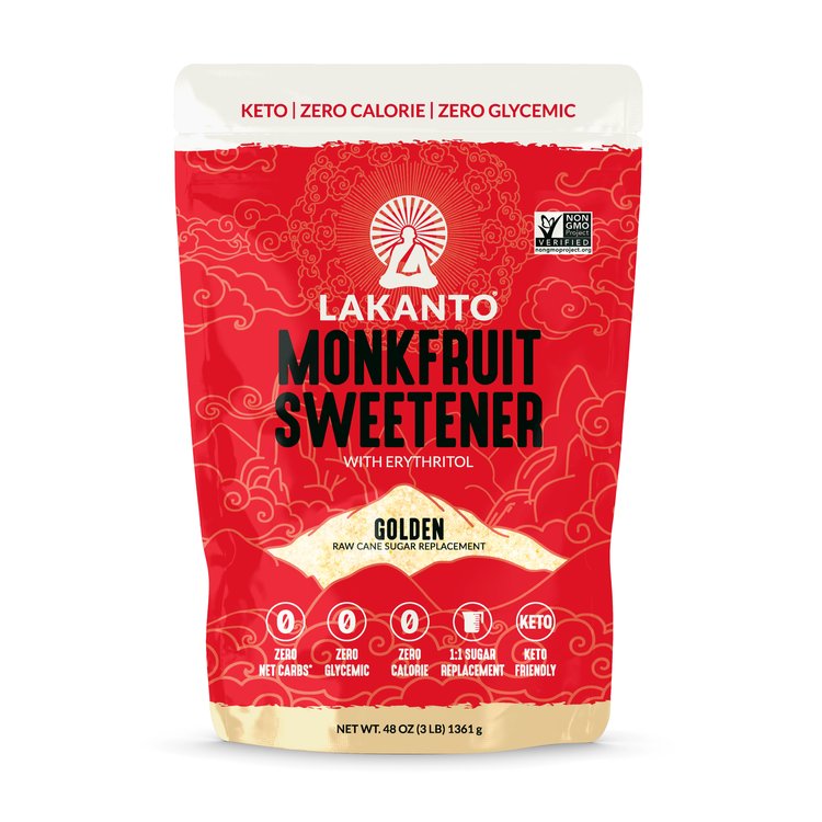 Lakanto Monkfruit Sweetener Golden  3 lb (1,360 gr)